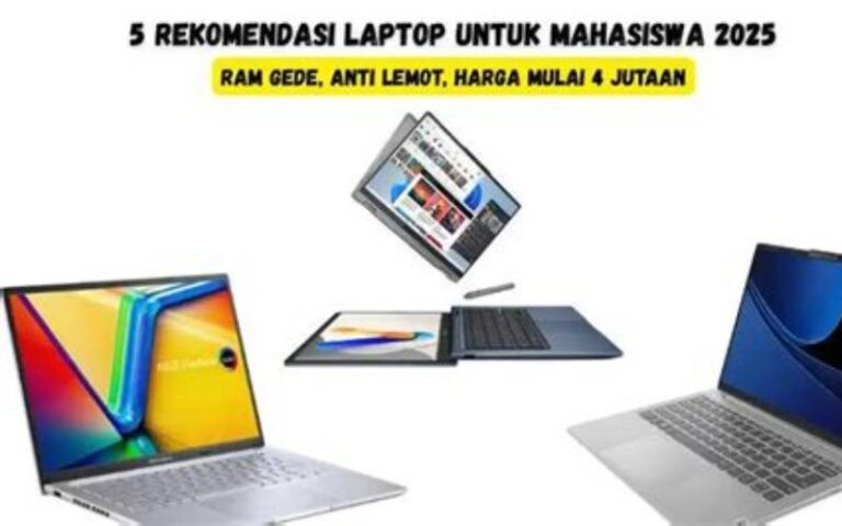 Rekomendasi Laptop 5 Jutaan Untuk Mahasiswa