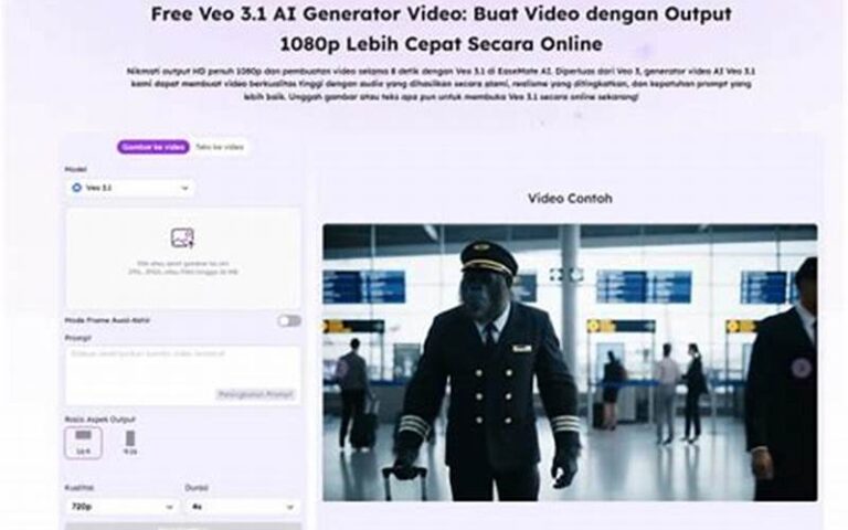 Tutorial Cara Menggunakan Veo 3 1 Video Generator Di Easemate Ai