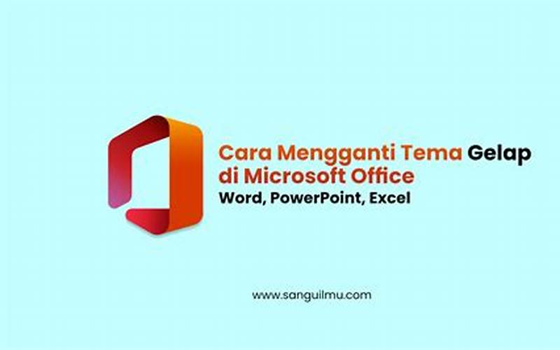 Tutorial Cara Mengganti Microsoft Office