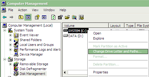 Tutorial Cara Mengganti Huruf Partisi Hardisk Pada Windows